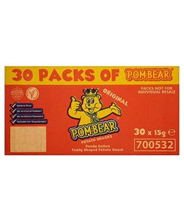 Original potato snacks 30 x 15g Pom-Bear (pack of 15g)