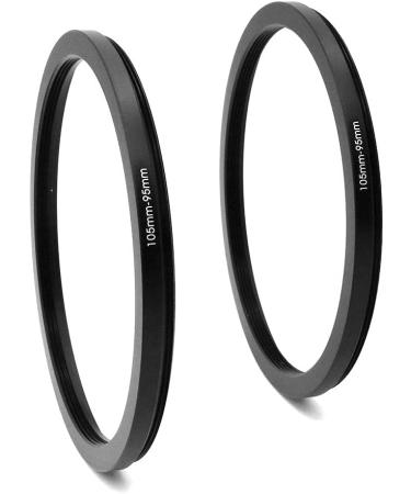 105-95mm Metal Step-Down Adapter Ring - Lens Filter Adapter for 105mm Lens to 95mm Filter Size - 2 Pack by LingoFoto - Buy Online on GoSupps.com