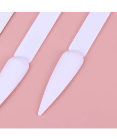 2 Sets nail art practice tip nail polish board nail polish color card nail glitter nail display card nail lacquer flake nail tips clear false nail art board flaky white monitor - Buy Online on GoSupps.com