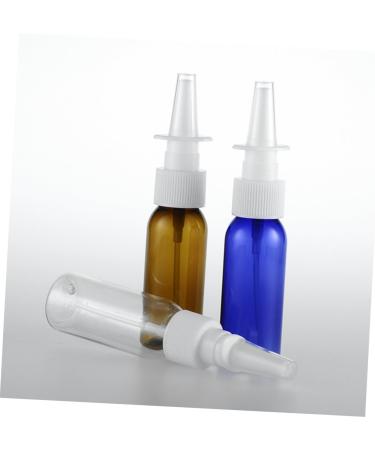 FOMIYES 10pcs Plastic Spray Bottles Set - Cosmetic, Nasal Wash, Lotion Pump, 13x2.5cm Transparent Blue Glass - Buy Online on GoSupps.com