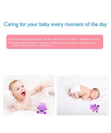 Baby Bath Thermometer | Doli Yearning Hippo | BPA Free | Kids Bathroom Safety & Floating Toy - Buy Online on GoSupps.com