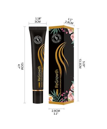 Encomy Roll-On Hair Growth Serum | Organic Regrowth Serum for Women & Men | Prevent Hair Loss & Repair Damaged Follicles - Buy Online on GoSupps.com