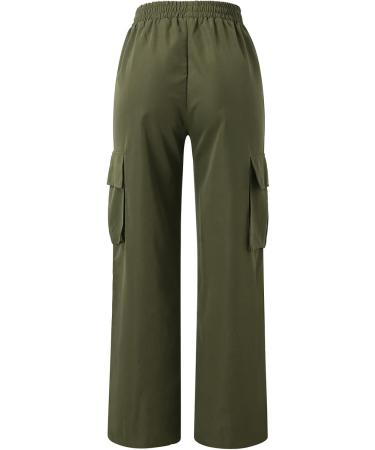 Shop Y2K Women s Parachute Cargo Pants - Vintage Baggy Track Pants & Streetwear - 90s E-Girl Style - Lang Loyal 09 Gr n L - Buy Online on GoSupps.com
