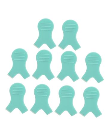 Hemoton 10pcs Grafting Eyelash Brush Silicone Hair Curlers Eye Lash Curler Eye Lash Lift Eyelash Perm Tool Lash Lift Tool Metal Mascara Lash Perm Brush Cosmetics Slender Plastic