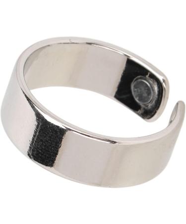 Shop Adjustable Magnetic Healing Ring - Silver Metal Jewelry for Men & Women - Buy Online on GoSupps.com