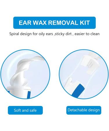 Ear Wax Remover  Spiral Ear Wax Removal Tool  Reusable Earwax Removal Kit  Safe Ear Cleaner with 16 Pcs Soft and Flexible Replacement Tips  for Adult and Kids 16pcs - Buy Online on GoSupps.com