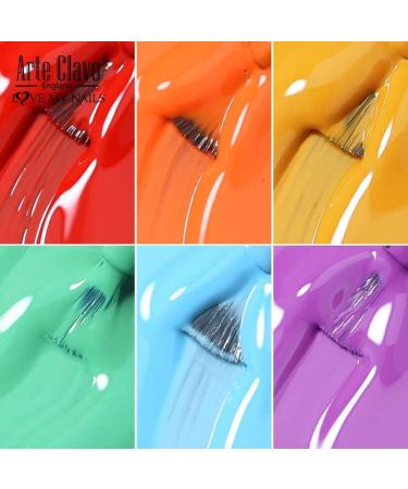 Arte Clavo Gel Nail Polish Semi-Permanent 8ml LED Varnish Soak Off Nail Art Primer Hybrid Varnish Gel Manicure Gellak Top Base - (Color: 11118) - Buy Online on GoSupps.com