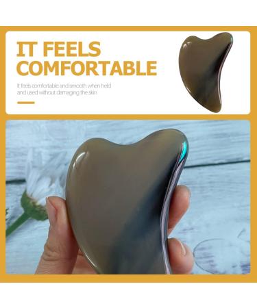 FRCOLOR Triangular Scraping Board - Chinese Guasha Tool for Face Neck & Foot Massage | Jade Comb & Scraper for Muscle Relief | International Shipping Available - Buy Online on GoSupps.com