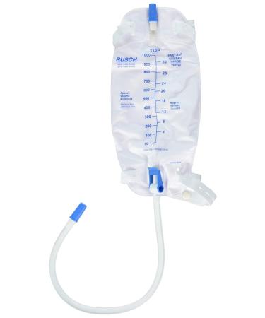 Teleflex 452932 Easy Tap Anti-Reflux Urinary Leg Bag Valve 950mL Vinyl Pack of 48