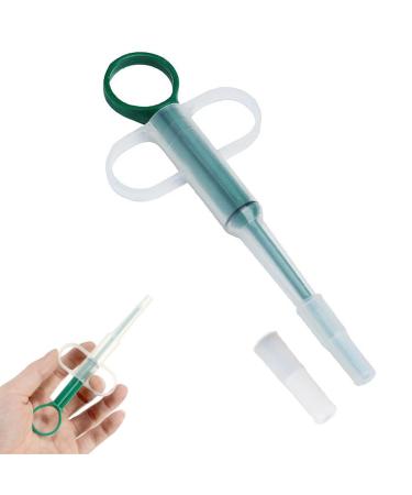 OBYJCA Pet Pill Plunger Popper for Small Cats Dogs Pill Gun Dispenser Shooter Pet Piller Reusable Cat Pill Dispenser Soft Tip Tablet Syringe Pusher Animal Medicine Feeder for Feeding Accessories
