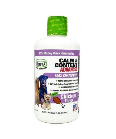 Liquid-Vet by Reliant Health Brands K9 Calm & Content Advanced Formula 32oz Chicken