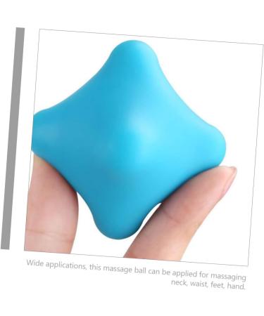Healeved Silicone Massage Globe - Hand & Foot Massage Balls for Relaxation & Training | 5.7cm Blue - Buy Online on GoSupps.com