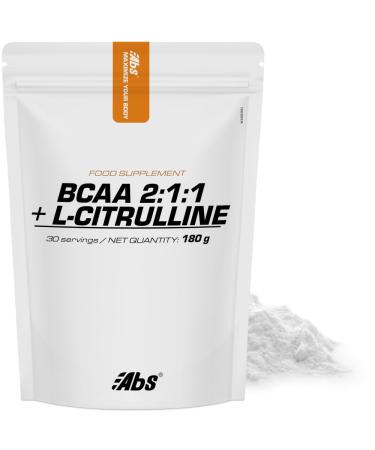 BCAA 2:1:1: + L-CITRULLINE | Innovative formula to boost sports performance | 30 servings/powder 180g