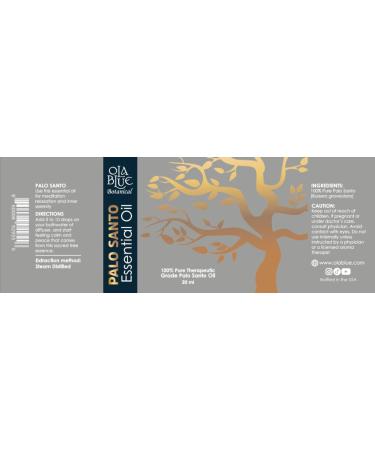Palo Santo Essential Oil 20ml - Premium Therapeutic Grade for Aromatherapy Meditation & Energy Cleansing | Holistic Skin Care - Buy Online on GoSupps.com