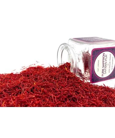 Saffron Threads from Himalayan Mountains in Afghanistan | All-Red Saffron Spice for Paella, Rice Dishes, Risotto, Desserts, Teas, Smoothies, Cake & Cookies & Marinades | 4 Sizes | By Safaroma 0.036 Ounce (Pack of 1)