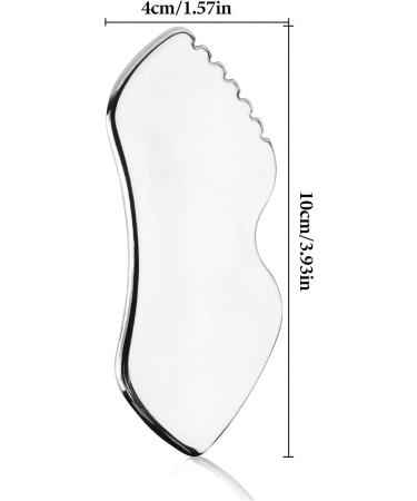 Stainless Steel Gua Sha Tool for Face | Facial Massage & Lifting | Spa Quality Scraping Stone - Buy Online on GoSupps.com