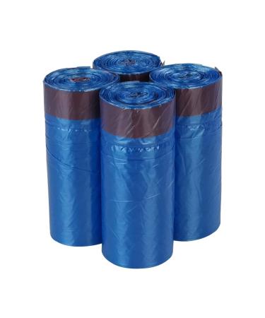 Bringer 200 Bags Blue Tall Kitchen Drawstring Trash Bags 13 Gallon