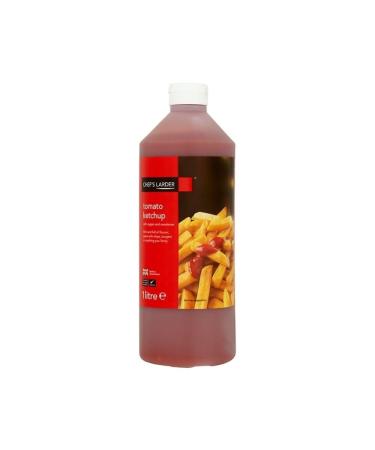 Chefs Larder Le Ketchup Tomato Larder Du Chef with Sugars and Sweetener 1 L
