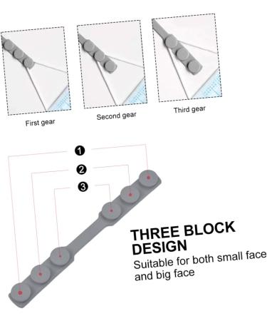 Wofashpuret 5-Set Silicone Mask Extensions - Reusable Ear Hooks & Buckles for Comfortable Face Covers | Anti-Strangulation Accessories - Buy Online on GoSupps.com