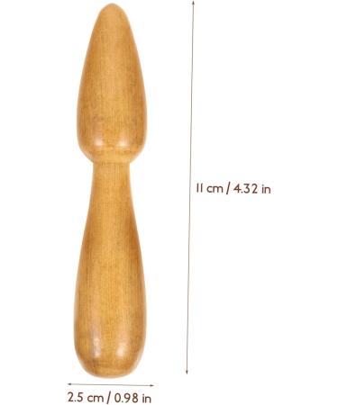 Buy Gatuida 2-in-1 Acupressure Massage Stick - Thai Reflex Zone & Trigger Point Tool for Ears & Face - Lightweight Wooden Roller (11x2.5x2.5cm) - International Shipping Available - Buy Online on GoSupps.com