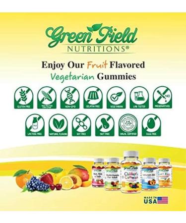 Greenfield Nutritions Halal Biotin Gummies - 90 Gummies for Hair, Skin & Nails | Supports Fat Metabolism & Hair Growth | Gelatin Free, Non-GMO & Gluten Free - Buy Online on GoSupps.com