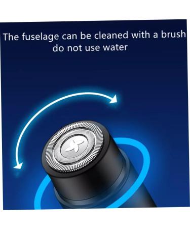 Mini Electric Shaver for Men Portable USB Rechargeable Razor Wet & Dry Use Rotary Electric Shaver for Travel Black... - Buy Online on GoSupps.com