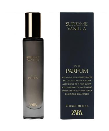 Zara Supreme Vanilla Perfume for Women EDP Eau De Parfum 30 ML (1.0 FL. OZ)