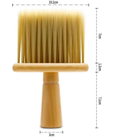 Lckjlj Hairbrush - Premium Solid Wood Sponge Brush for Hairdressers | Soft Small Hair Cleaning Brush - Brown - Buy Online on GoSupps.com
