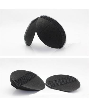Tossper Hair Volume Bump Up Inserts - 2 Piece Sponge Foam Clip Accessories for Styling - Black - Buy Online on GoSupps.com