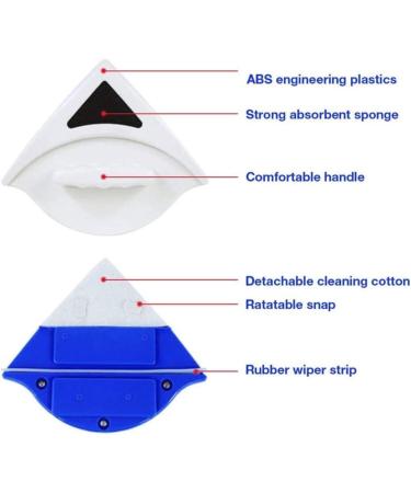 QTYUERGK Double-Sided Magnetic Glass Wiper Cleaner Cleaning Tools Surface Brushes Brush Glider Washing for 3-8Mmthick Window Cleaners - Buy Online on GoSupps.com