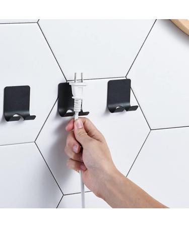 HomsfoU 24 Adhesive Razor Hangers - No Punching Stainless Steel Hooks for Bathroom Storage - Buy Online on GoSupps.com
