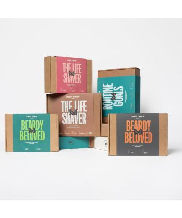 Men Rock The Life Shaver Sandalwood Shaving Set - Shaving Cream Brush & Holder for Ultimate Shave Experience - Buy Online on GoSupps.com