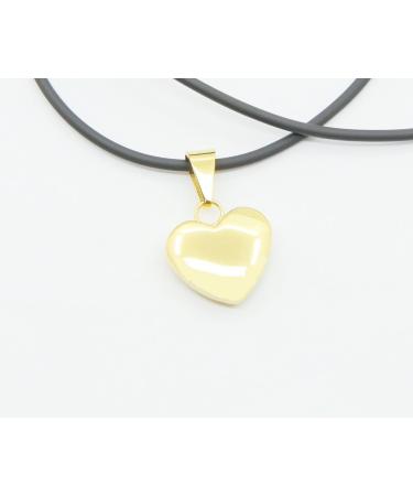 24K Gold Power Heart Magnet Chain Pendant - Hardgloss Polished - Complete with Chain & Jewelry Bag - Energetix 4YOU 5359 - Buy Online on GoSupps.com