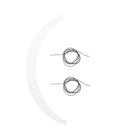 Mipcase 1set Assist Auxiliary Positioning Ruler Measure Rulers Face Measurement Tools Bridge Position