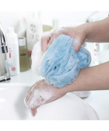 Buy Beaupretty 3-Piece Bath Towel Set | Exfoliating Gloves & Sponges | Cloud Velvet Bath Ball - Ideal for Luxurious Showers | Lake Blue | International Shipping Available - Buy Online on GoSupps.com