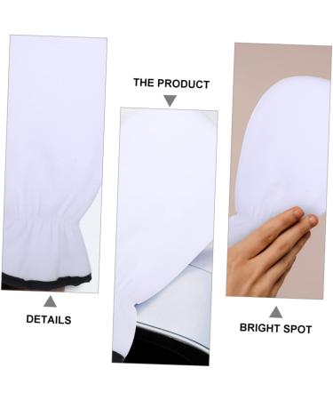 Housoutil 2 Pairs Maintenance Essential Oil Gloves Paraffin Wax Hand Cover Sliding Mitt Heating Gloves Parrafin Wax Hand Care Mitten Nail Art Hand Gloves Warm Flannel White Bath Mat Mittens - Buy Online on GoSupps.com