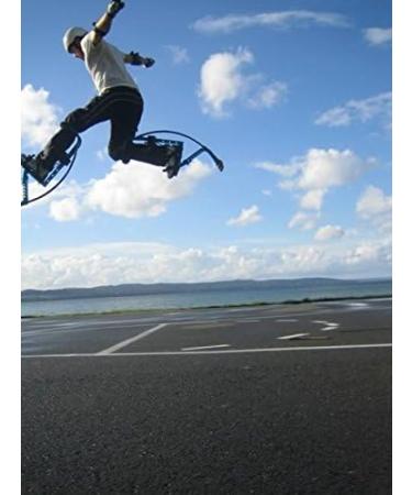 Skyrunner 2018 New Model Jumping Stilts POGO Stilts Kangaroo Shoes Bouncing Spring Stilts Men Women Fitness Exercise Black Load Weight:90-100KG/198-220LBS - Buy Online on GoSupps.com