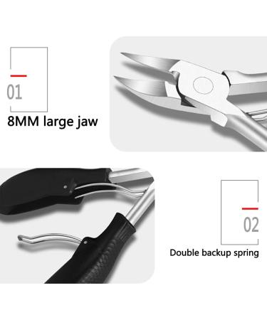 Toenail Clippers Nail Clippers Cuticle Clipper Precision Toenail Clippers Ingrown Toenail Treatment Heavy Duty Nail Nippers Scissors for Fingernails Pedicure for Men and Women Red (Color : Black) - Buy Online on GoSupps.com