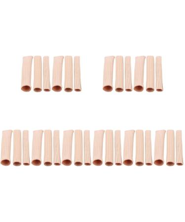 ABOOFAN 30Pcs and Care Cushion Toe Fingers Nylon Finger Corn Cuttable Blisters Protectors Toes Sleeves Tube Tubes Soft Corns Caps Guards Supplies Covers Gel Cushions Pad for Breathable