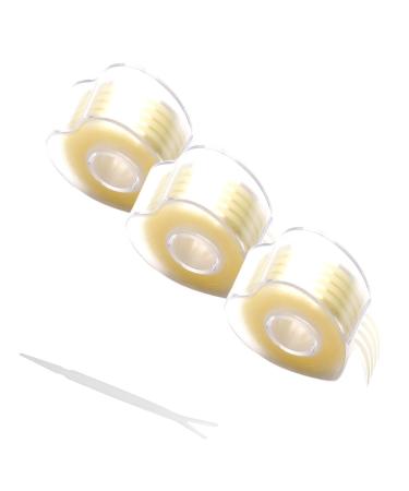 1800pcs Anjoize Eyelid Lift Anjoize Invisible Eyelid Lifter Strips Kit Anjoize Self-Adhesive Invisible Double Eyelid Tape with Tools (Small Heart-Beige) Small Heart-beige