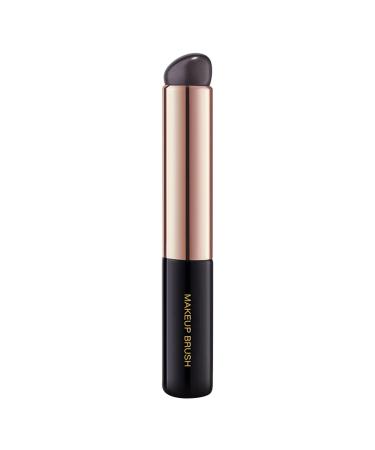 Lesunbak silicone lip brush |Portable highly elastic silicone lip gloss brushst rod shiny make -up brush tools for lipstick concealer eyeshadow for wedding dating traveling everyday life 1 piece