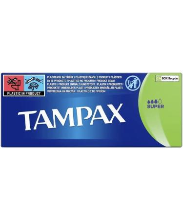 Cardboard Applicator Bundle with Tampax Blue Box 40 Tampons Bundle (2 Packs of 20) | Leak Protection | Super Absorbent | Fragrance-Free | with Oerich Mini Nail Files - Buy Online on GoSupps.com