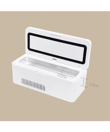 Yytcsjz Insulin Cooler Car Small Refrigerator 2-8 C Mini Cold Box - White Button - Buy Online on GoSupps.com