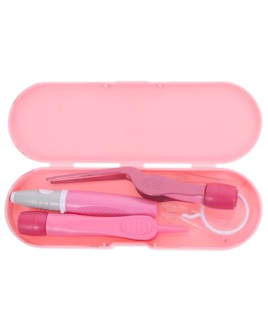 Healifty 1 Set Ear Picking Set Cleaning Tools Ear Cleaning Tools Nose Cleaner for Infants Pedicure Tool Kit Ear Pick Spoon Ear Wax Cleanser Ear Wax Pickers Earwax Cleaning Supplies Pink PC