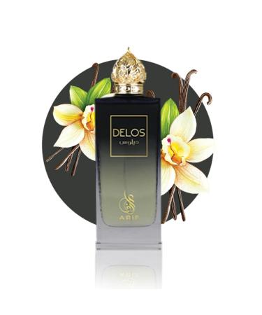 Delos Perfumes Premium Woody Oriental Eau de Parfum for Men & Women Cognac Oak Tonka Bean Vanilla Praline Sandalwood Long-Lasting Unisex Fragrance 3.4 oz - Buy Online on GoSupps.com