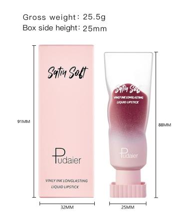 MIESCHER Colored Liquid Lipstick - High Pigmented, Long Lasting, Waterproof Lip Gloss for Women - Buy Online on GoSupps.com