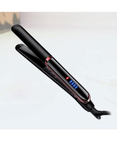 Buy 1pc Ceramic Hair Straightener & Curler Tool - US Plug Black - International Shipping Available - Buy Online on GoSupps.com
