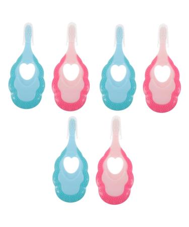 minkissy Teething Toys For Babies 6 Pcs Baby Toothbrush Toothbrushes for Children Massage Massagers Newborn Toothbrush