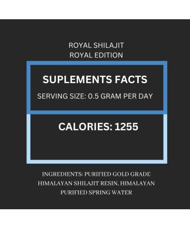 ROYAL SHILAJIT Premium Extract for Enhanced Vitality and Well-Being - Buy Online on GoSupps.com