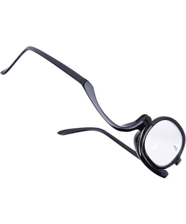 Buy Stylish Rotatable Make-up Reading Glasses for Presbyopia | Visual Aid & Fashionable Eyewear (Black 400) - Buy Online on GoSupps.com